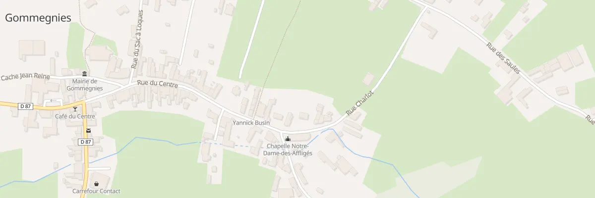 Plan du 558 Rue du Centre à Gommegnies