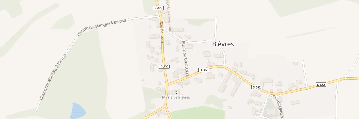 Plan du 9001 Rle du Gros Arbre à Bièvres