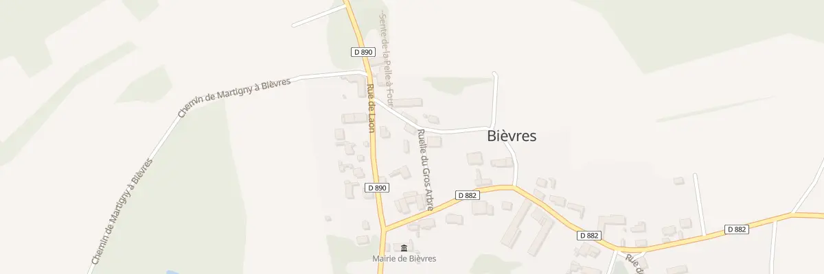 Plan du 9001 Rle du Gros Arbre à Bièvres