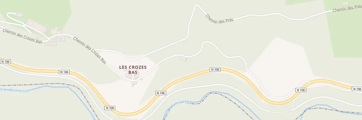 Plan du 473 Che des Crozes bas à Cassagnas