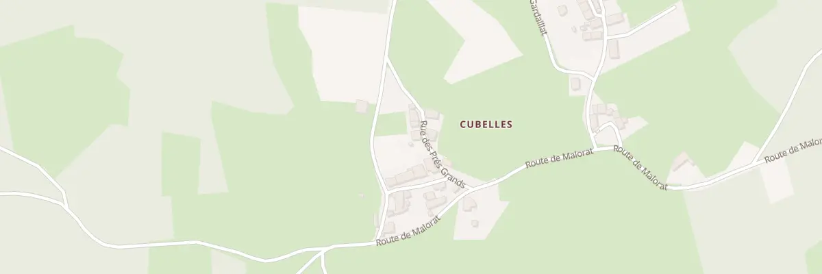 Plan du 5005 Cubelles Vieilles à Mayres