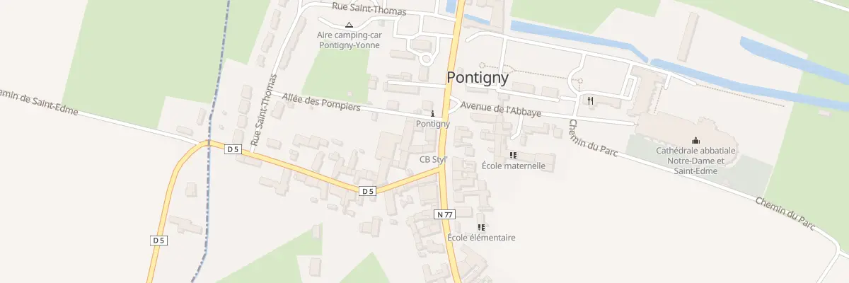Plan du 30 Rue Paul Desjardins à Pontigny