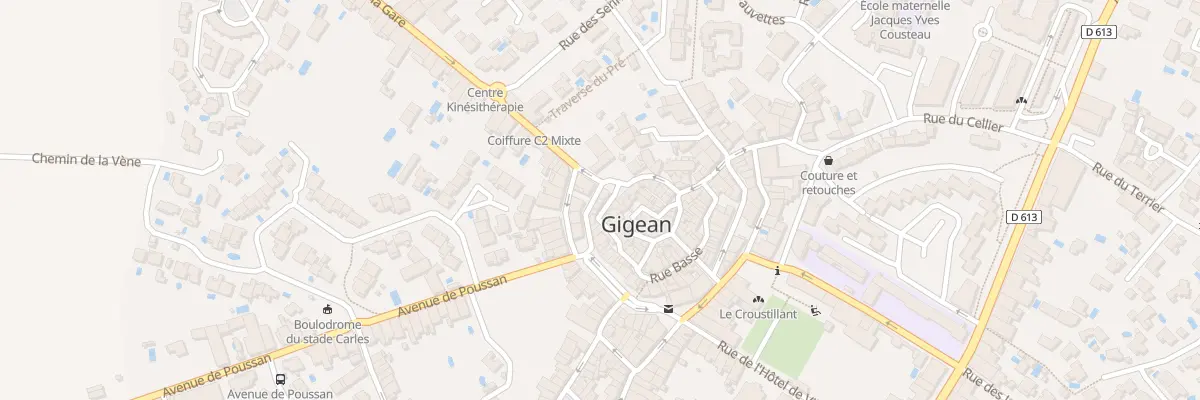 Plan du 25 Rue Haute à Gigean