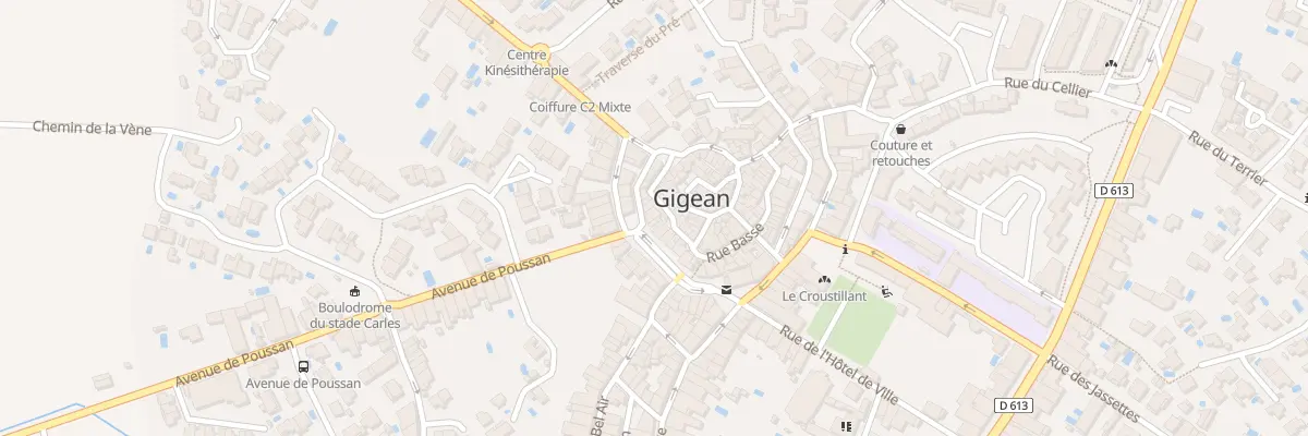 Plan du 13 Rue Haute à Gigean