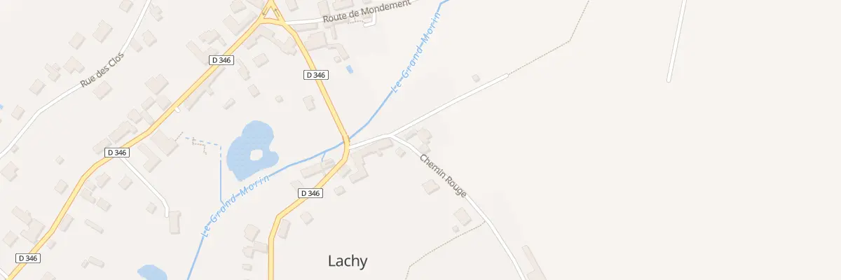 Plan du 1 Chem Rouge à Lachy