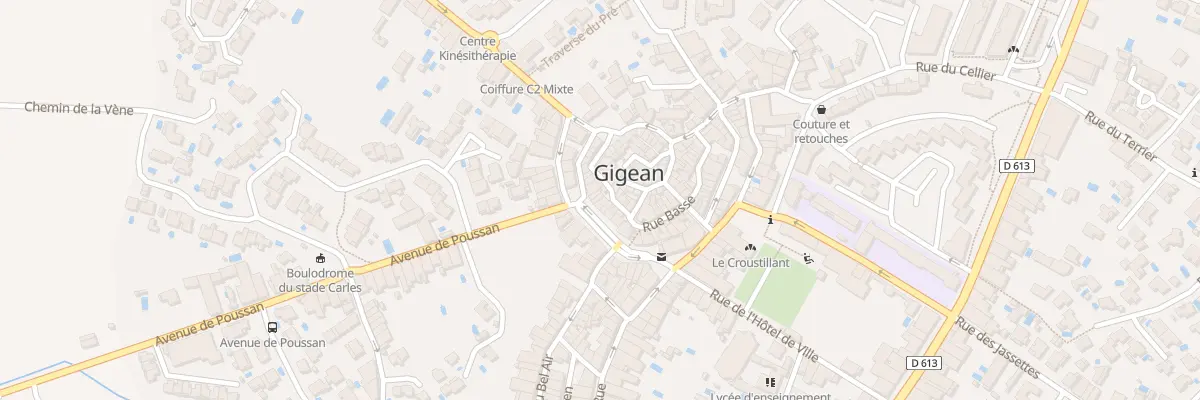 Plan du 13T Rue Haute à Gigean
