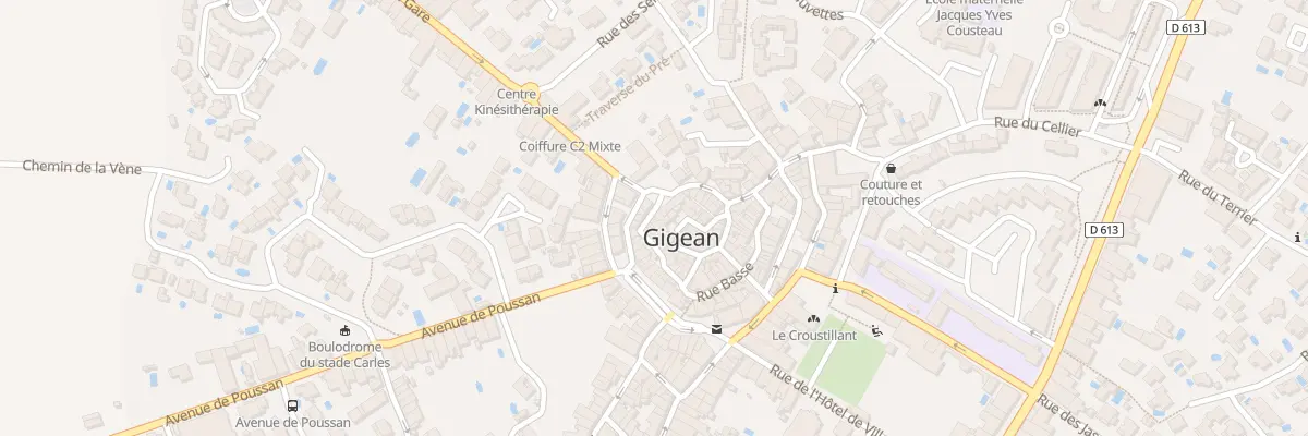 Plan du 30 Rue Haute à Gigean