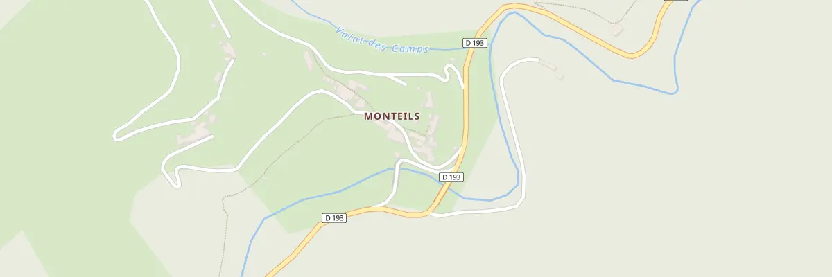 Plan du 9109 Monteils aux Plantiers