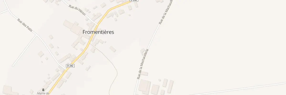 Plan du 3 Rue de la Machauderie à Fromentières