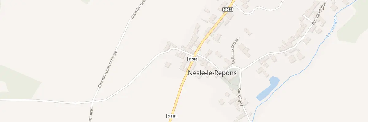 Plan du 1B Rue de la Source à Nesle-le-Repons
