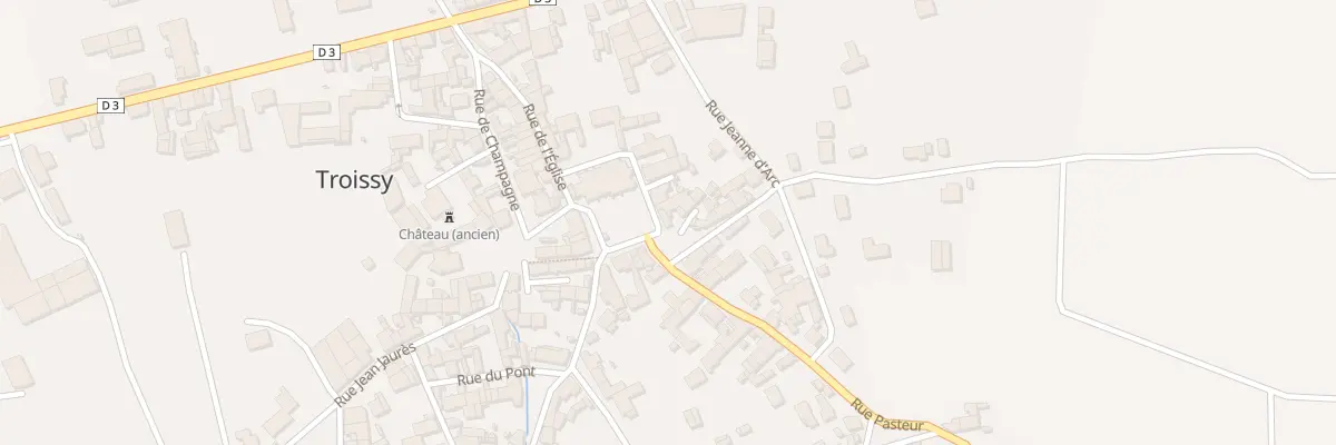 Plan du 5 Pl de l’Eglise à Troissy