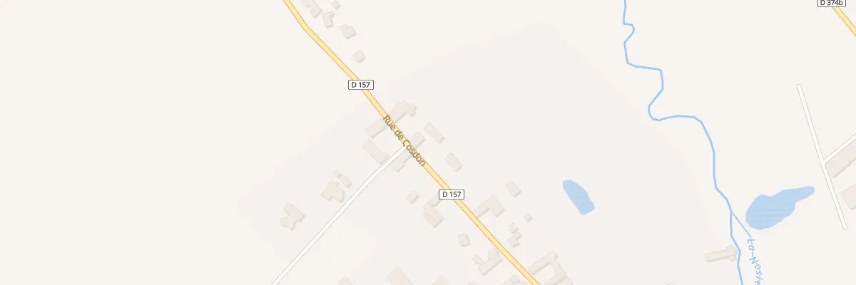 Plan du 36 Rue de Cosdon à Paisy-Cosdon