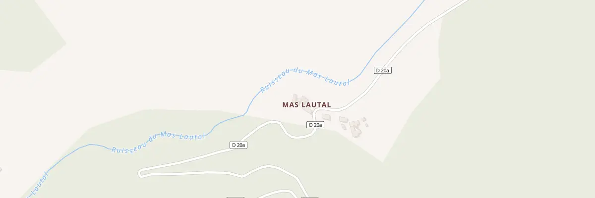 Plan du 50 Mas Lautal aux Plantiers