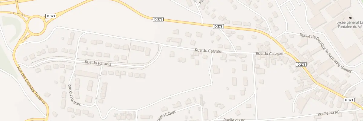 Plan du 28 Rue du Calvaire à Sézanne