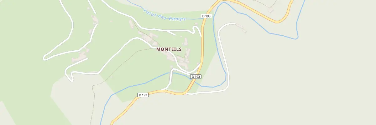 Plan du 5922 Monteils aux Plantiers