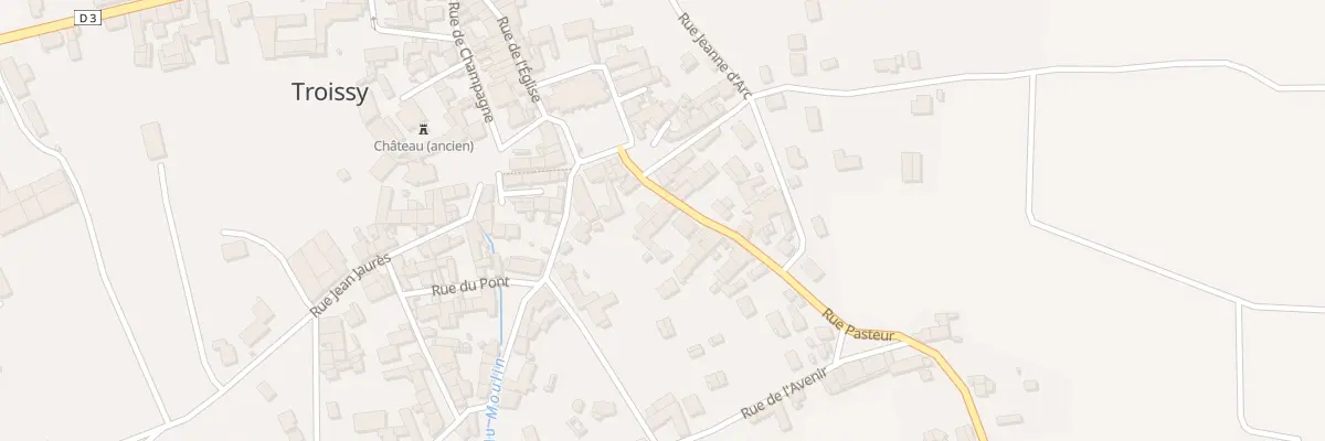 Plan du 4A Rue Pasteur à Troissy