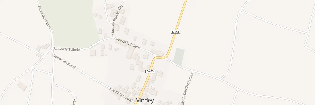Plan du 3 Rue de la Tuilerie à Vindey