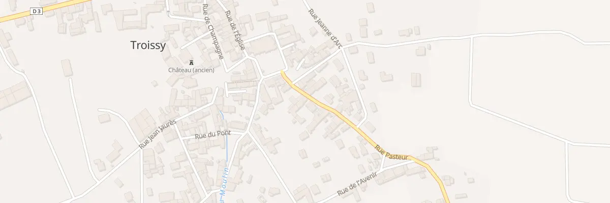 Plan du 4B Rue Pasteur à Troissy