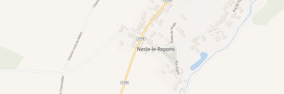Plan du 2 Rue de la Liberation à Nesle-le-Repons