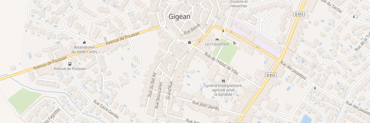 Plan du 5 Grand Rue à Gigean