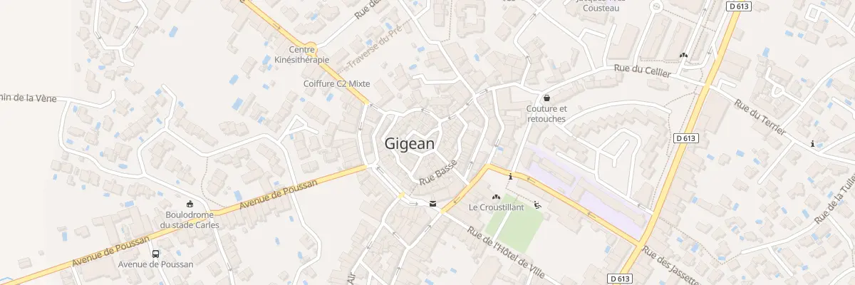 Plan du 2 Rue du Chateauriquet à Gigean