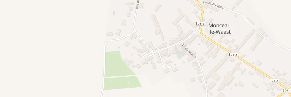 Plan du 1 Rue du Tour de Ville à Monceau-le-Waast