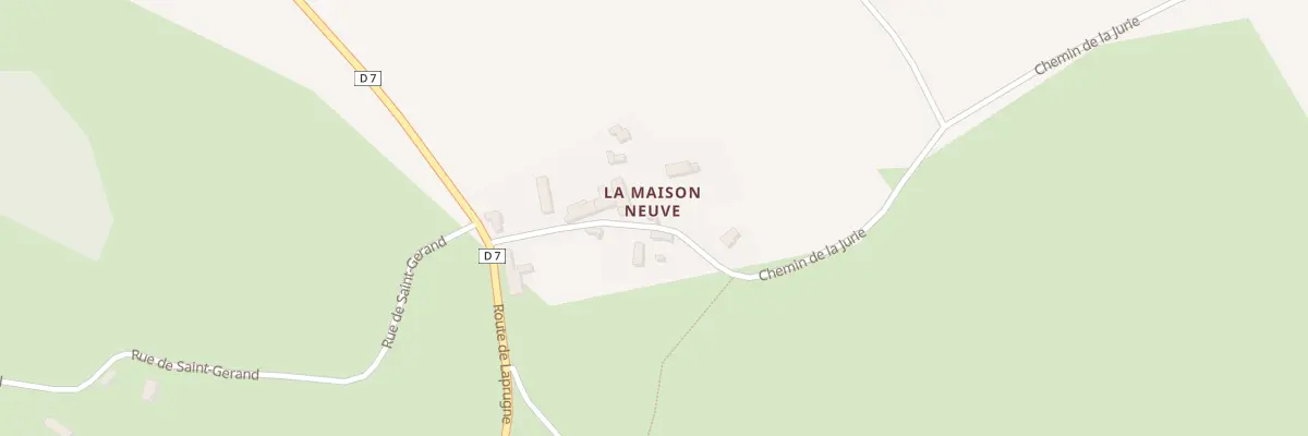 Plan du 54 Che de la Jurie à Saint-Clément