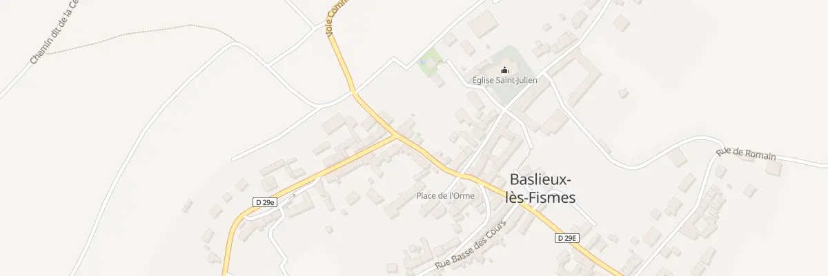 Plan du 3 Rue de Lorraine à Baslieux-lès-Fismes