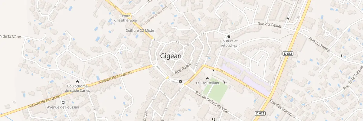Plan du 5 Rue de la République à Gigean