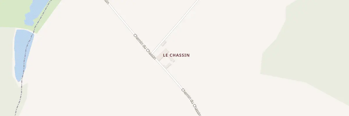 Plan du 2 Che du Chassin à Diou