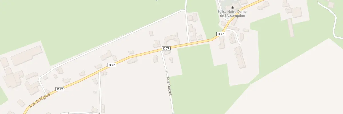 Plan du 10 Rue de l’Eglise à Lavaqueresse