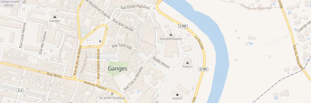 Plan du 11 Rue Tras la Muraille à Ganges