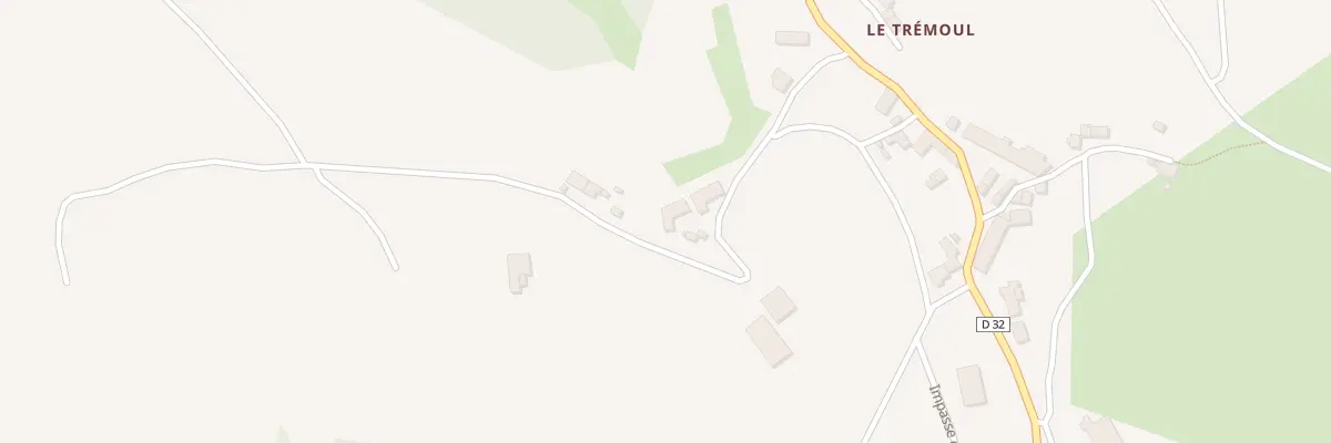 Plan du 58 Le Tremoul à Saint-Christophe-d’Allier