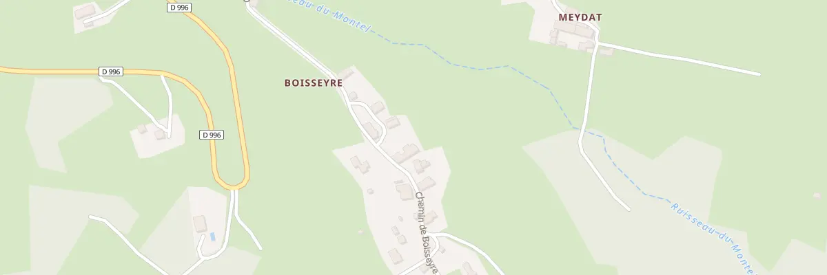Plan du 473 Che de Boisseyre à Ambert