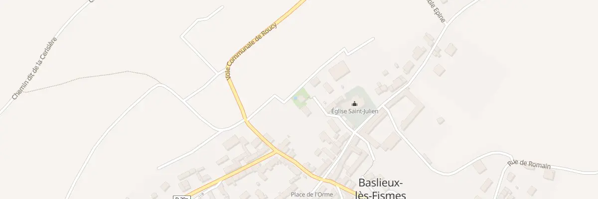Plan du 9 All des Templiers à Baslieux-lès-Fismes