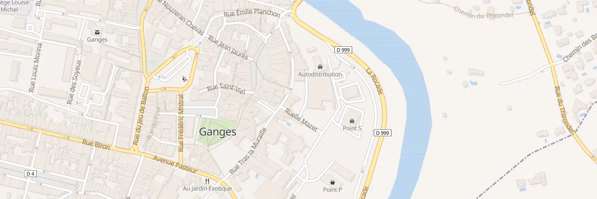 Plan du 9 Rue Tras la Muraille à Ganges