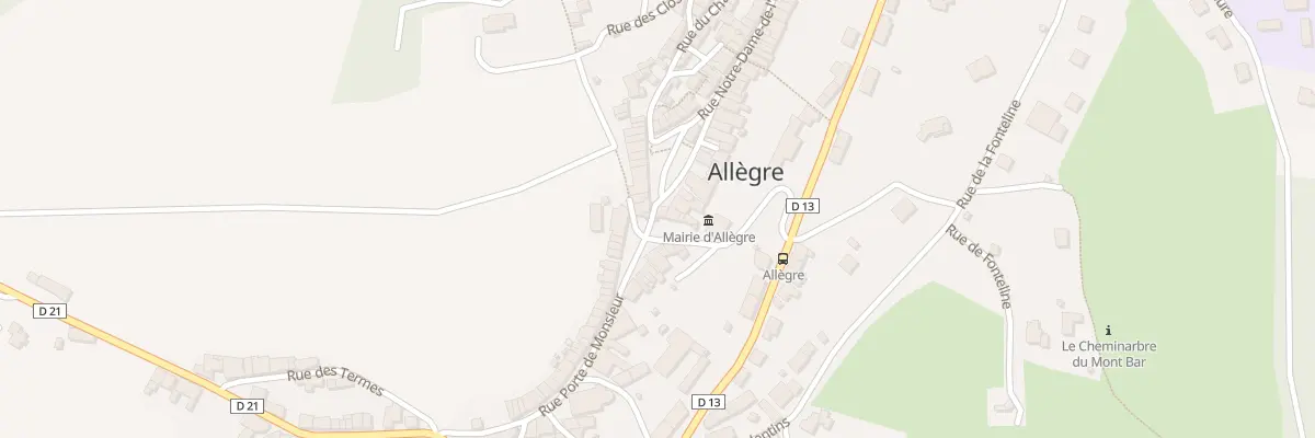 Plan du 9005 Rue du Marche à Allègre