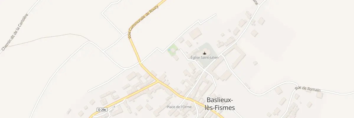 Plan du 7 All des Templiers à Baslieux-lès-Fismes