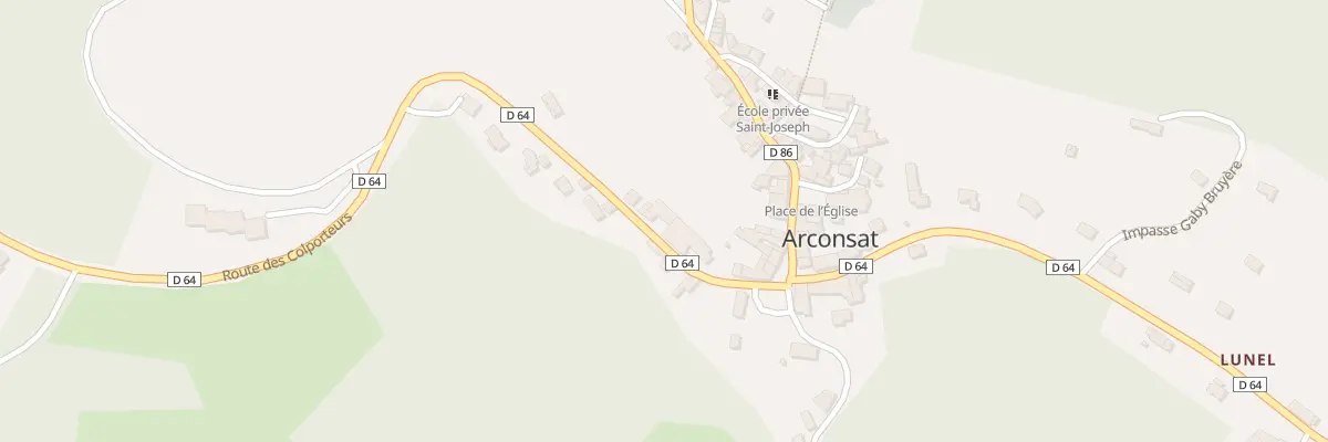 Plan du 5337 Le Bourg à Arconsat