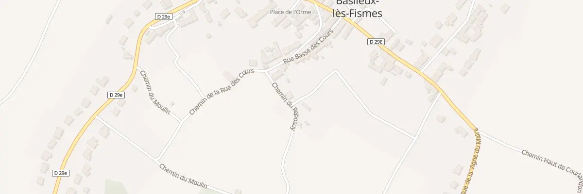 Plan du 9B Rue Basse des Cours à Baslieux-lès-Fismes