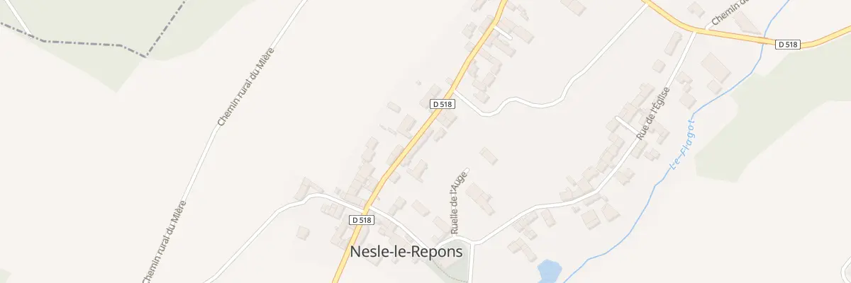 Plan du 14 Rue de la Liberation à Nesle-le-Repons