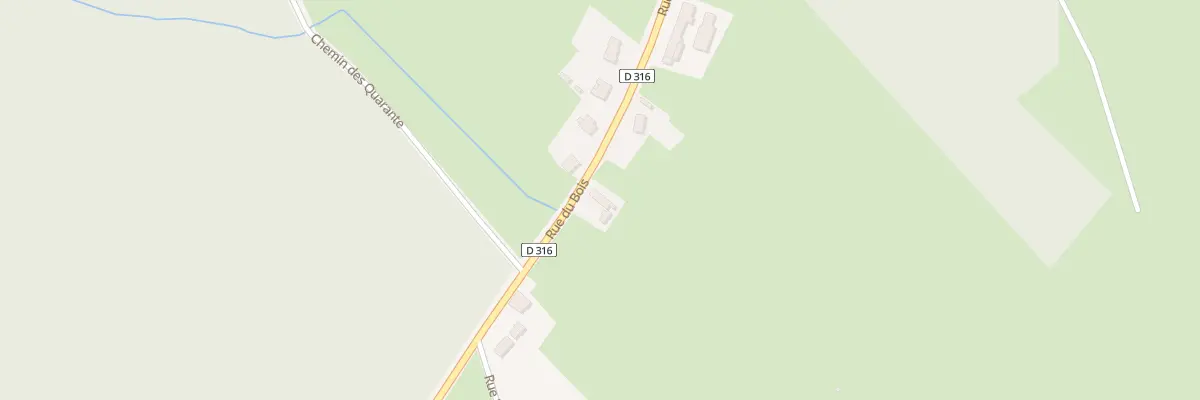 Plan du 50 Rue du Bois au Favril