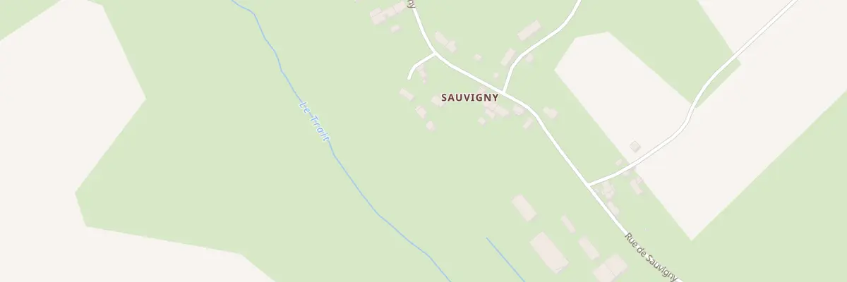 Plan du 470 Rue de Sauvigny à Aunay-en-Bazois