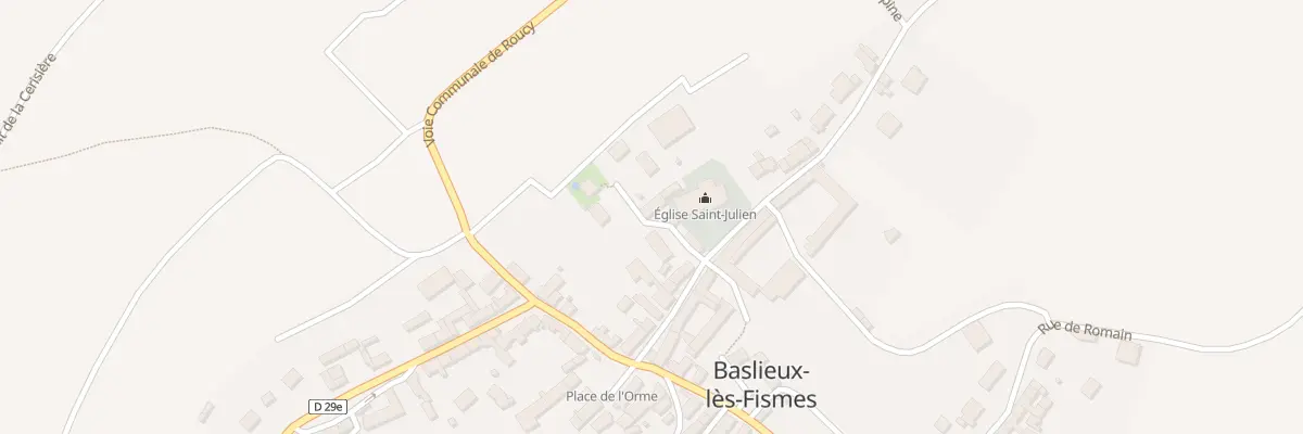 Plan du 6 All des Templiers à Baslieux-lès-Fismes