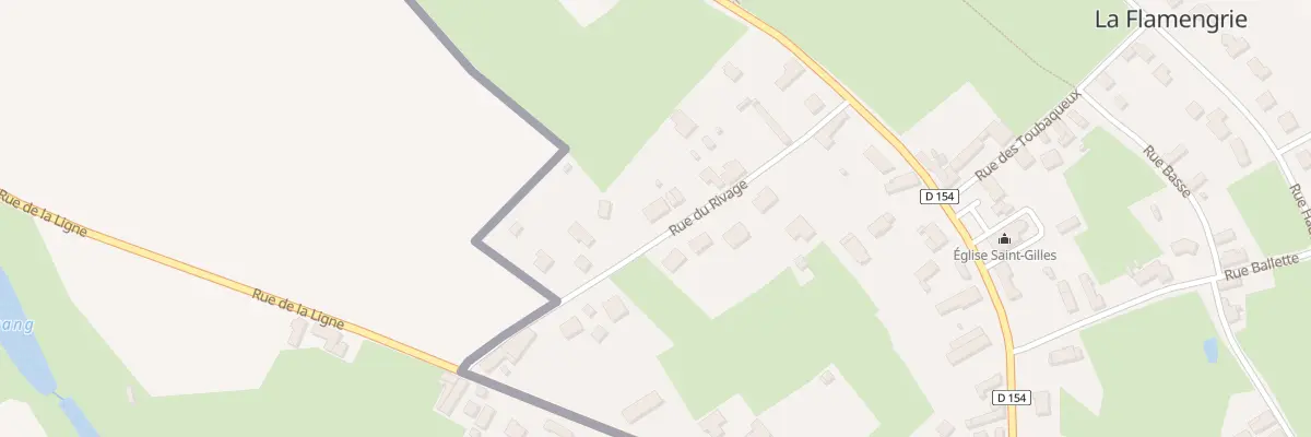 Plan du 15 Rue du Rivage à La Flamengrie