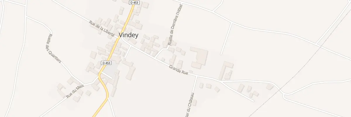 Plan du 14 Vc Grande Rue à Vindey