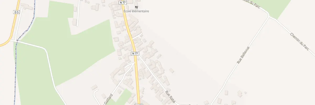 Plan du 5 Rue Rabé à Pontigny