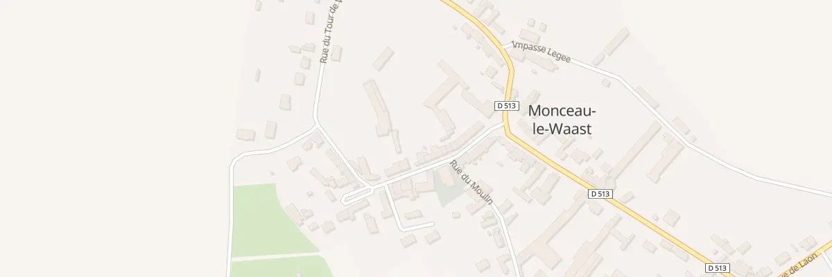 Plan du 12 Rue de l’Eglise à Monceau-le-Waast