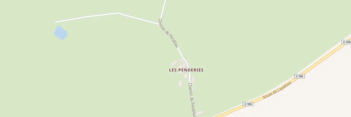 Plan du 5082 Les Pendries à Andelaroche