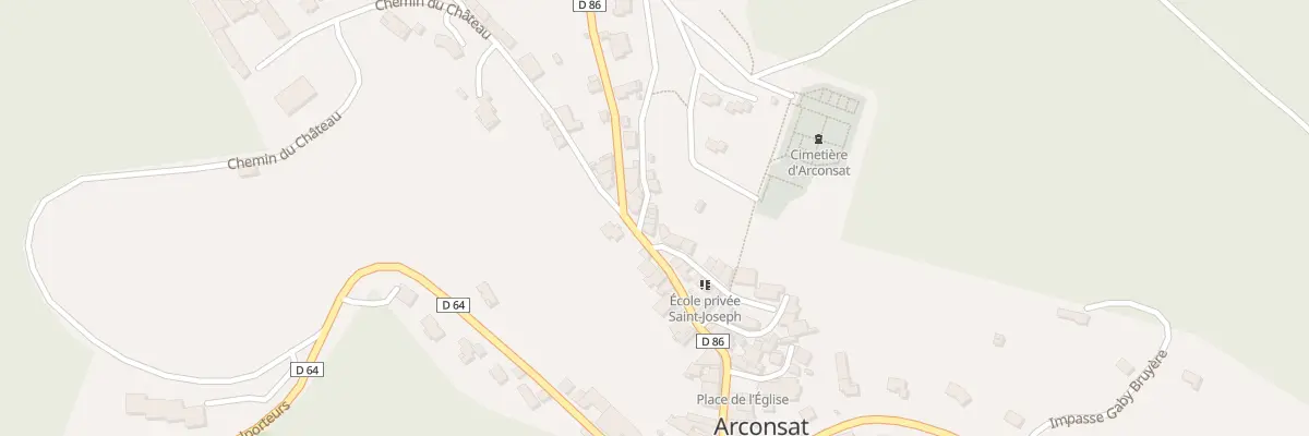 Plan du 5454 Arconsat à Arconsat